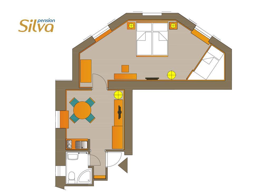 Pension Silva Špindlerŭv Mlýn Habitación foto